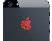 iPhone 5 Sparkling Ruby Red Apple Decal