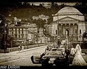 italy - landscape - street scene - wedding - bride - urban - turin - Is There Really a Day Like Any Other Day: 8.5 x 11 Photograph