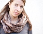 Cobwel Lace Scarf Felt Shawl Silk Baby Alpaca Coffee natural brown chocolate beige eco friendly