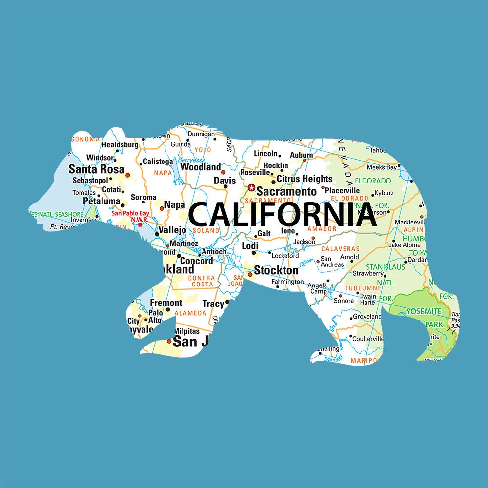 urban legends, california, fine art print large square
