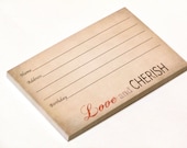 Wedding Guest Book Alternative Cards - Words of Wisdom - Wedding Advice - 4x6 inch cards - Set of 100 - DOUBLE SIDED