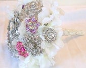 Wedding Brooch Bouquet, Winter wedding, bridal
