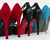 SALESomething Blue Pearl "I Do" Shoe Stickers (Design E)