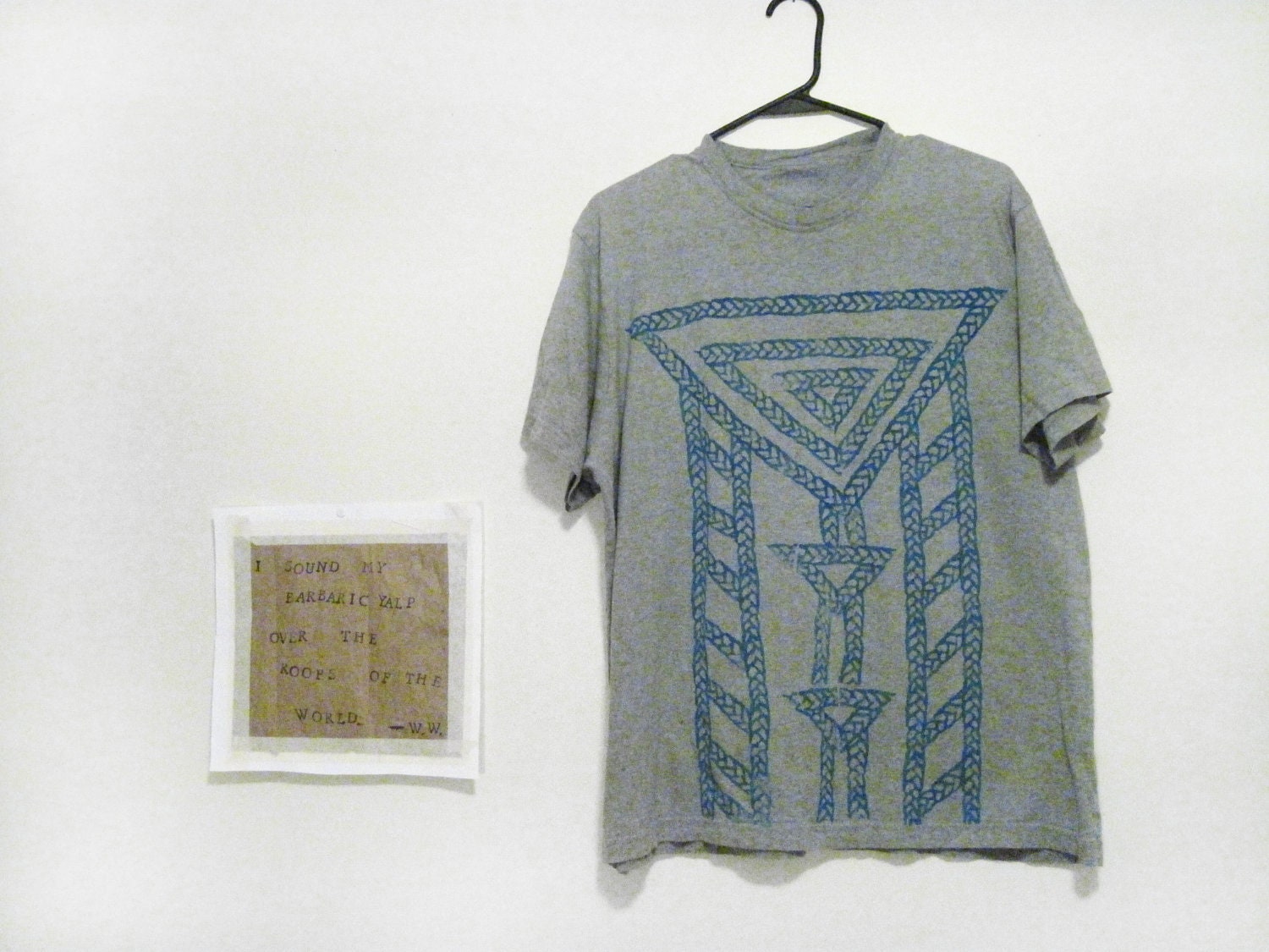 AIR FOR LUNA block print t shirt