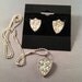 Armorial Shield Fine Silver Pendant with 18" Sterling Silver Ball Chain - Crest - Coat of Arms - Heraldry - Recycled Silver