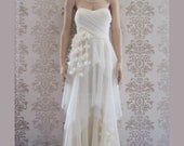 Wedding Gown Wedding Dress Reception Dress Alternative Wedding Dress :  REINA Sweetheart  Strapless Lace Long Dress Custom Size