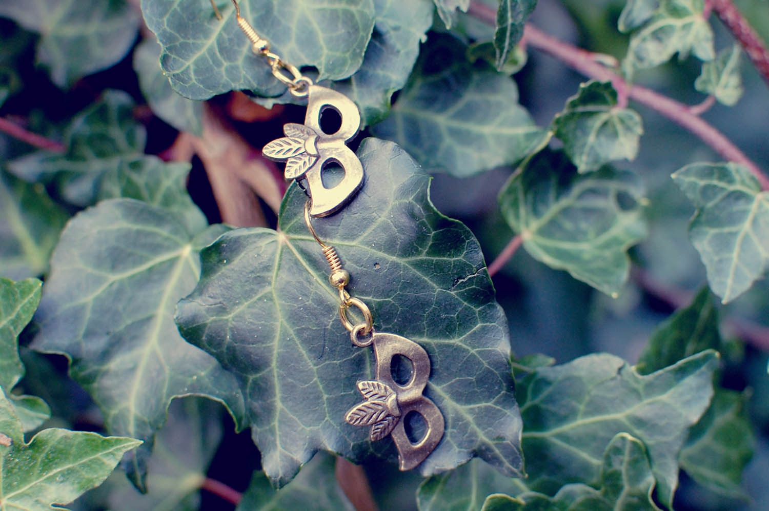 The Masked Face - Gold plated mask earrings by benitablue