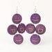 Text Message Smiley Earrings - Cut from Sustainable Reforested Wood