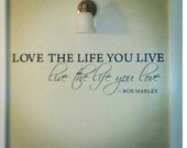 Bob Marley Quote Wall Decal