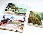 SALE - 75 Vintage International Postcards - DAMAGED
