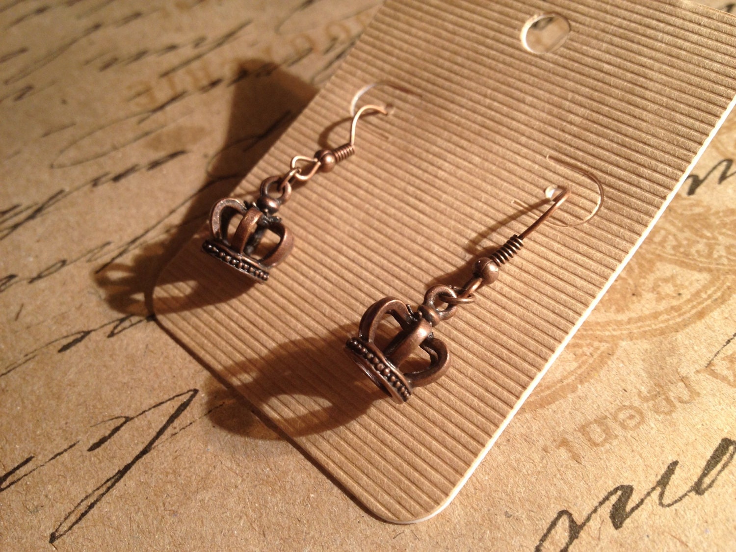 Save the Crown Dangle Earrings - Steampunk Ladies