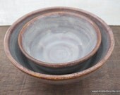 Ceramic Nesting Bowls // Handmade Pottery for Your Kitchen // Serving Bowls