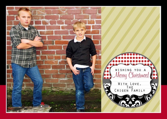 Delightful Order: Digital Custom Photo Christmas Cards On Sale Now