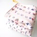 Set of 2 Double Gauze and Organic Terry Hand Towels / Wash Cloths - House, Cars and Anchors