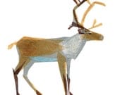 clive caribou - print