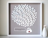 Wedding Guest Book Alternative- 3D Balloons car silhouette - LARGE - For up to 235 guests (includes frame, instruction card & pens)