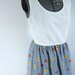 Vintage Blue Floral Maxi Dress