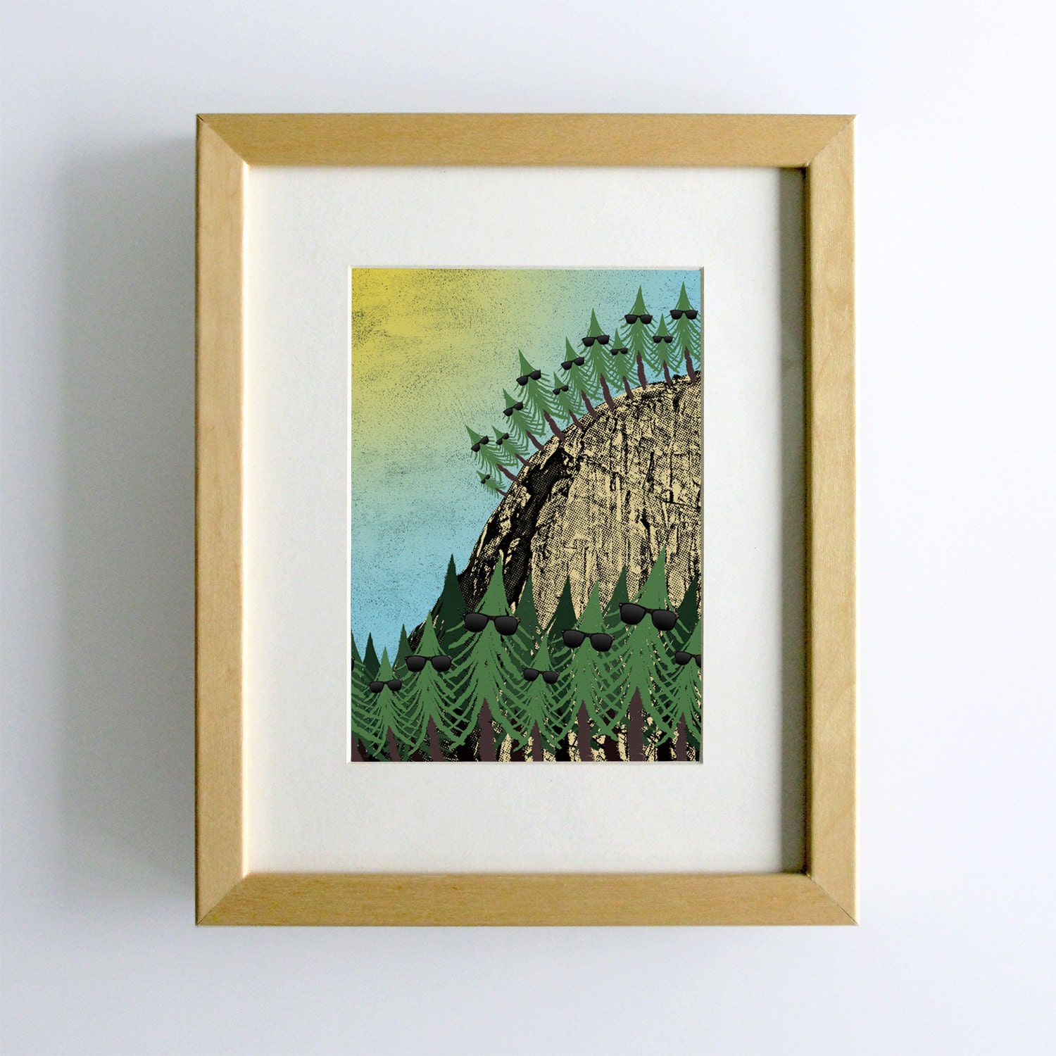Sunning Trees Print