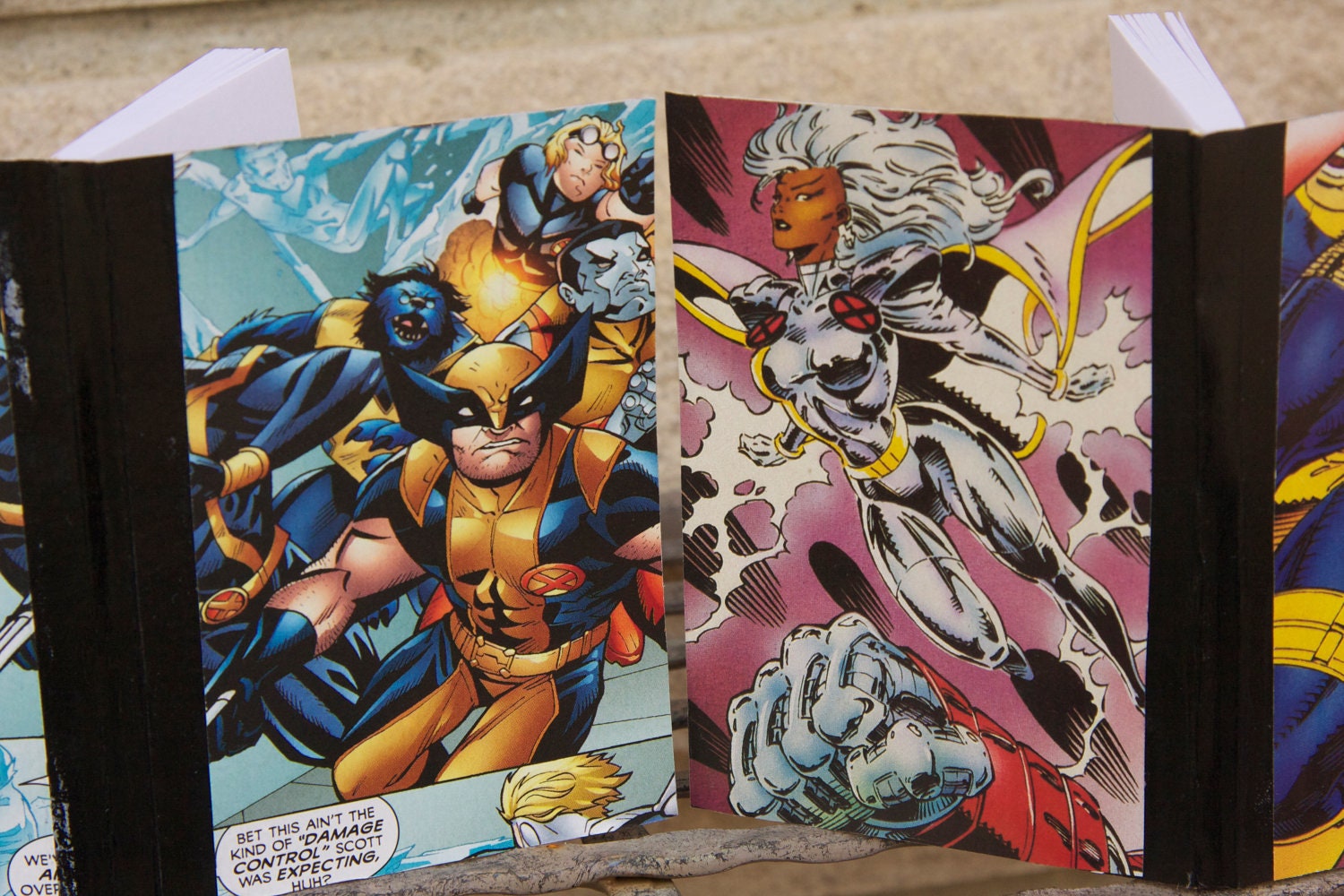 2 Wolverine comic mini notebooks - NEW