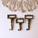 geometric italian vintage keys - No.84