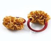 Rock n Roll ruffle earrings by Velvet and Rose