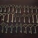 Keys to the World - Skeleton Keys - 30 x Vintage Keys Antique Bronze Brass Skeleton Key Skeleton Keys Set