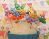 Colorful Snails Cupcake Toppers/Garden Party/Summer Party Il_170x135