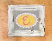 Art, Print, Monogram Illustration, 8 by 10, Customize, Personalize, Baby or Birthday Gift, Boy, Girl