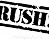 RUSH Service for your lil threadz order