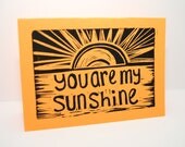 You are My Sunshine Greeting Card