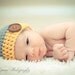 Crochet Baby Boy Hat Grey and Yellow Button Beanie