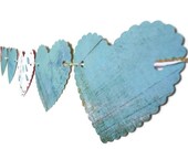 Birthday Party Banner, Heart Photo Prop, Girls Bedroom Decor, Double Sided Hearts, Love Garland Hanging, Pink Nursery Decoration