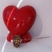 Very Vintage Brass Hat Pin with Faux Pearls and Gold Rhinestones - 30's to 40's