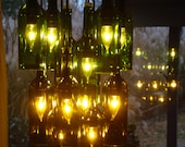 Wine Bottle Chandelier