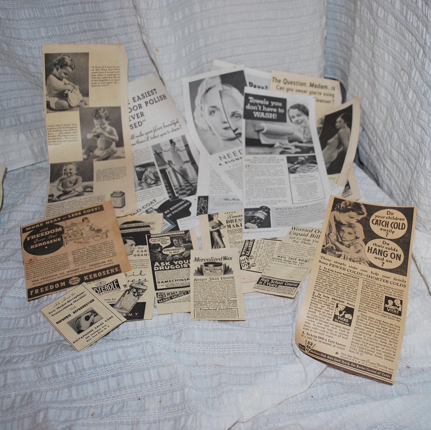 Old Paper Ads
