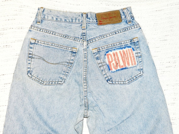 Vintage Highwaisted Tapered Pepe Jeans - Size 27