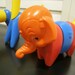 Vintage Tupperware Elephant Giraffes and extra pieces Toy puzzle animals