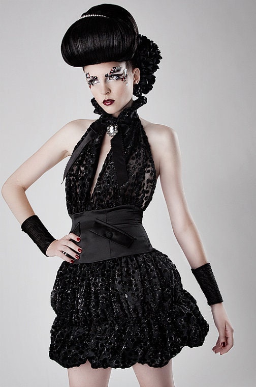 Mysteriously Dramatic Dress 50% Sample Sale