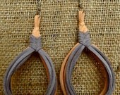 Pipa Knot- Suede Earrings