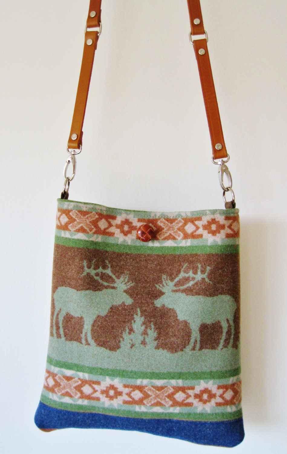 Standing Moose Crossbody Bag