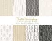 RUSTIC HERRINGBONE Digital Paper Pack