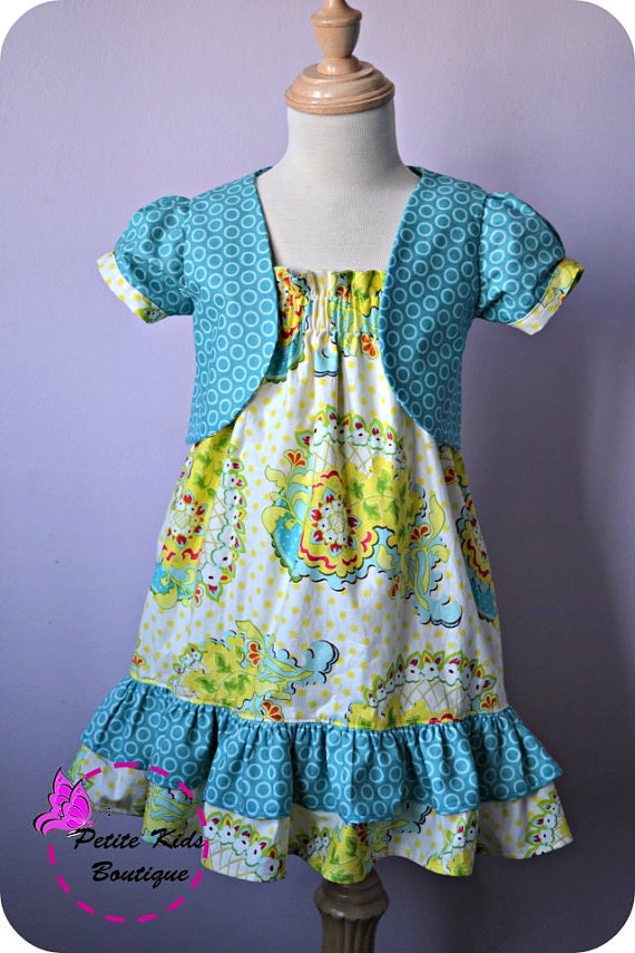Outfit Bundle: Haven Dress and Little Misssy Bolero 12M 8Y PDF Pattern and Instructions - Value Pack