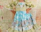 Joy's lace twirly dress PDF Pattern size 6 months to size 8
