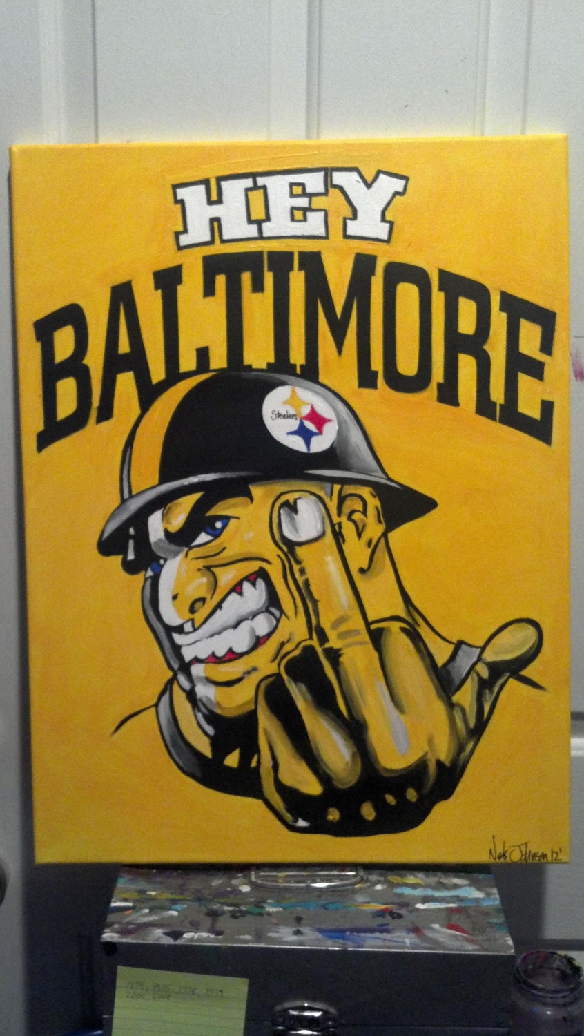 Custom Steelers Painting