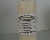 Natural Body Wash - Lavender Dreams - New Thick, Rich Formula, Now with Shea Butter, Goats Milk & Silk Fibers - 8 oz bottle