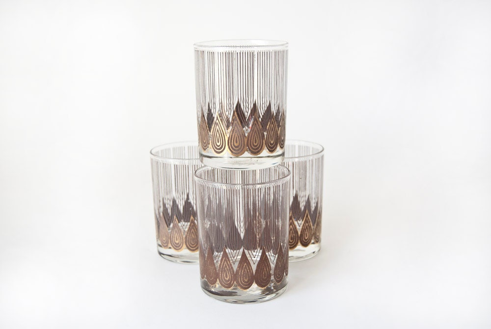 Mid Century Tumblers Glassware Barware