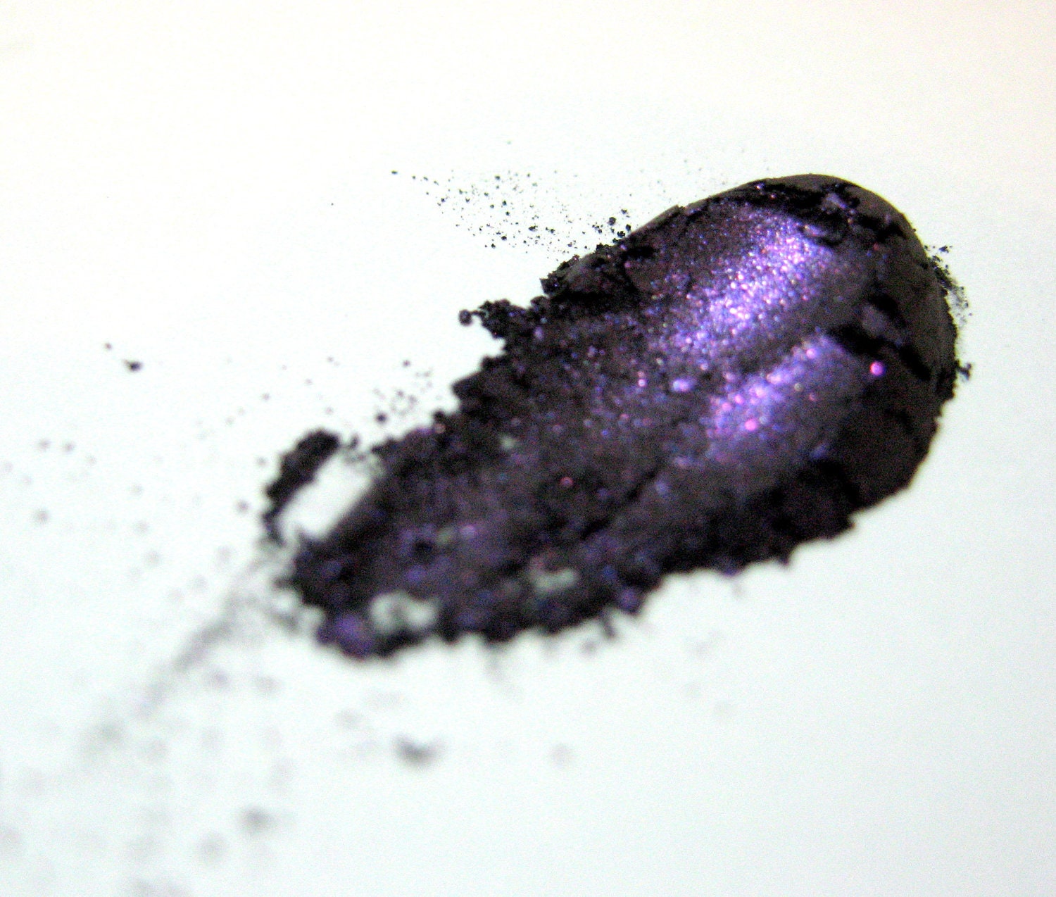 Mineral Eyeliner Shadow in RHIANNON blackened violet purple shimmer eye liner