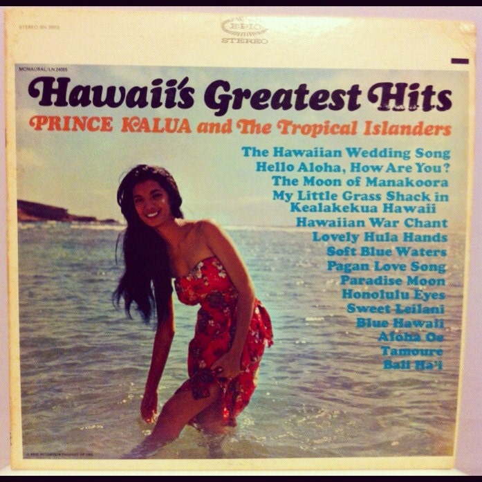 Hawaiis Greatest Hits Vintage Record