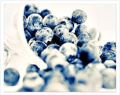 Blue White Kitchen Photo, Blue White Kitchen Decor, 8x10 print, Blue Wall Art, blue white kitchen art, blue photography, Blueberrie