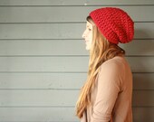 CUSTOMIZABLE Adult Chunky Slouchy Crochet Beanie